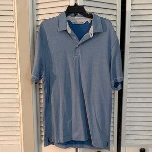 Travis Mathew Light Blue Polo Shirt